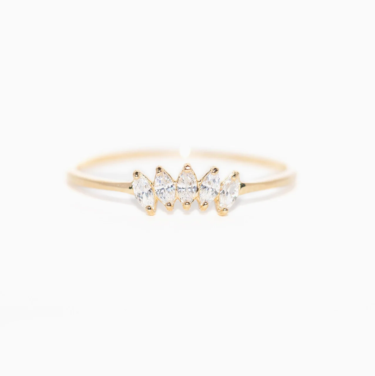 14k Solid Gold Reign Ring