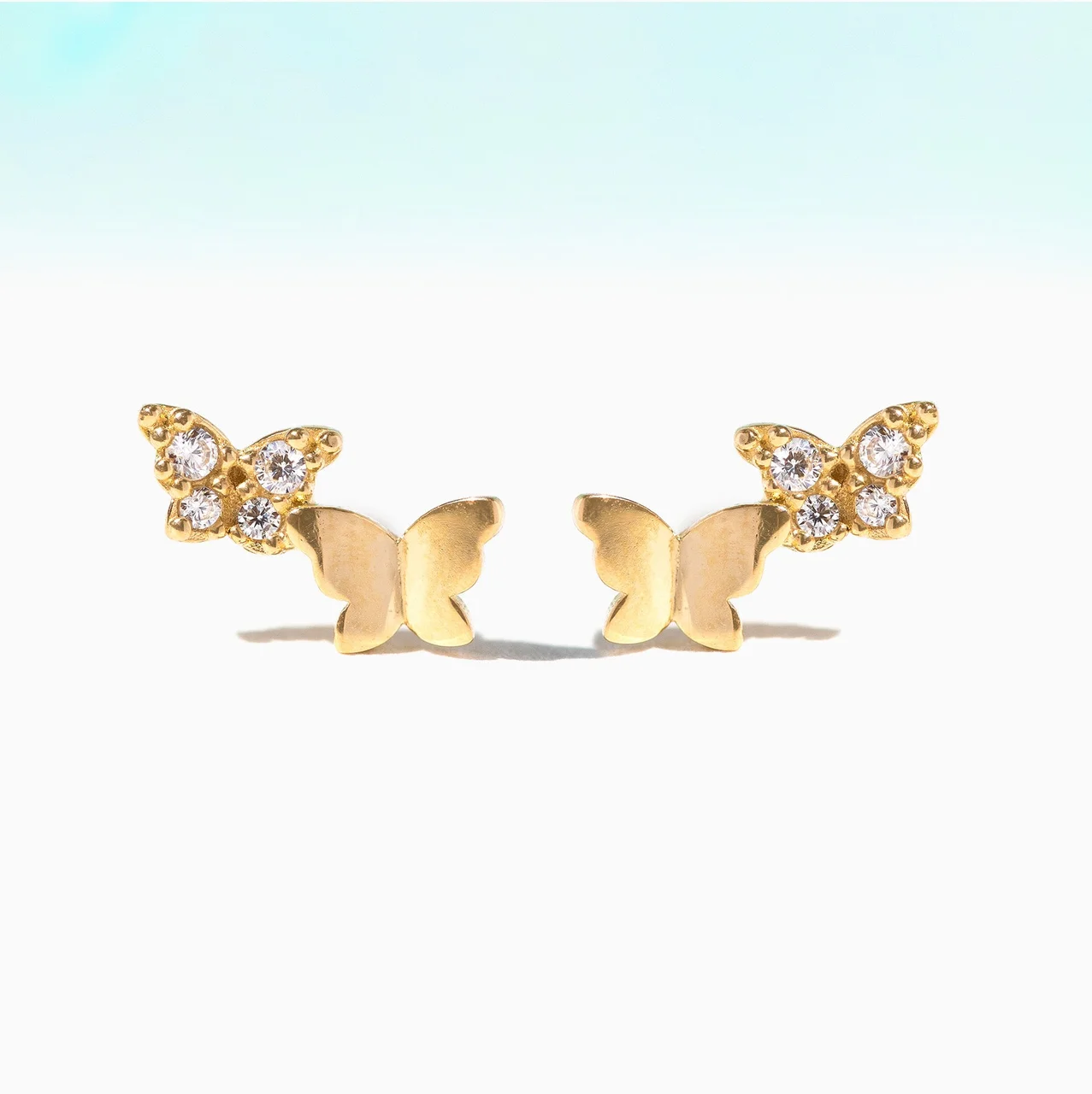14k Solid Gold Takeoff Studs