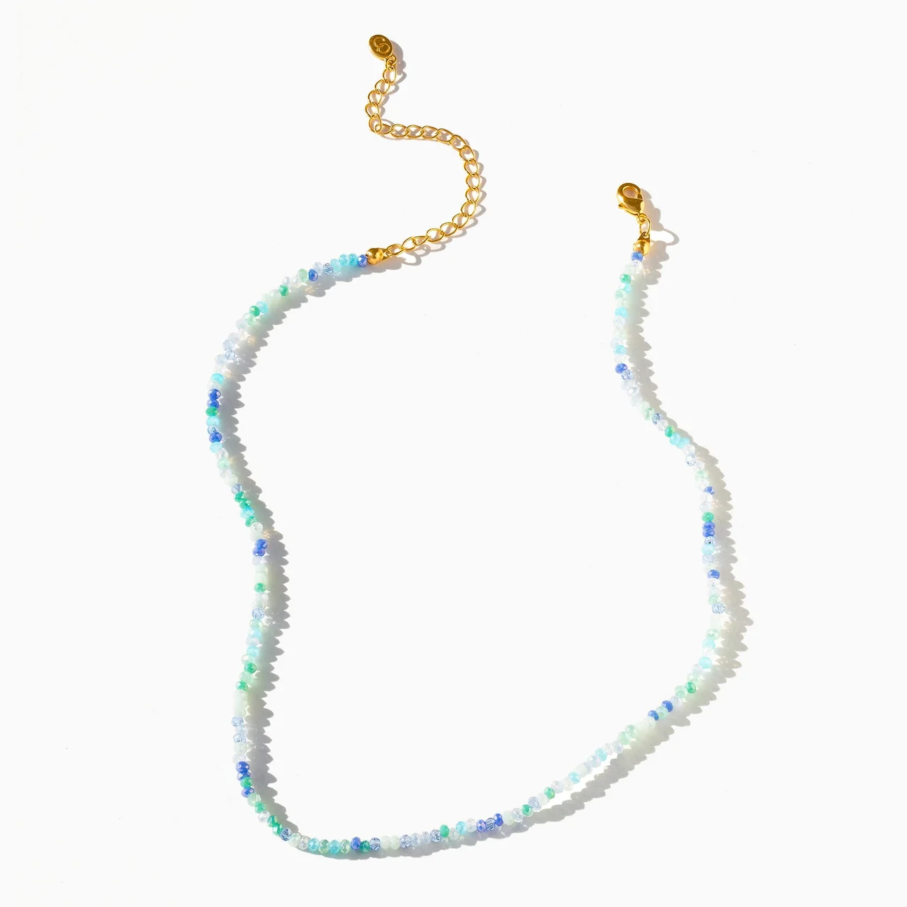 Blue Lagoon Beaded Necklace