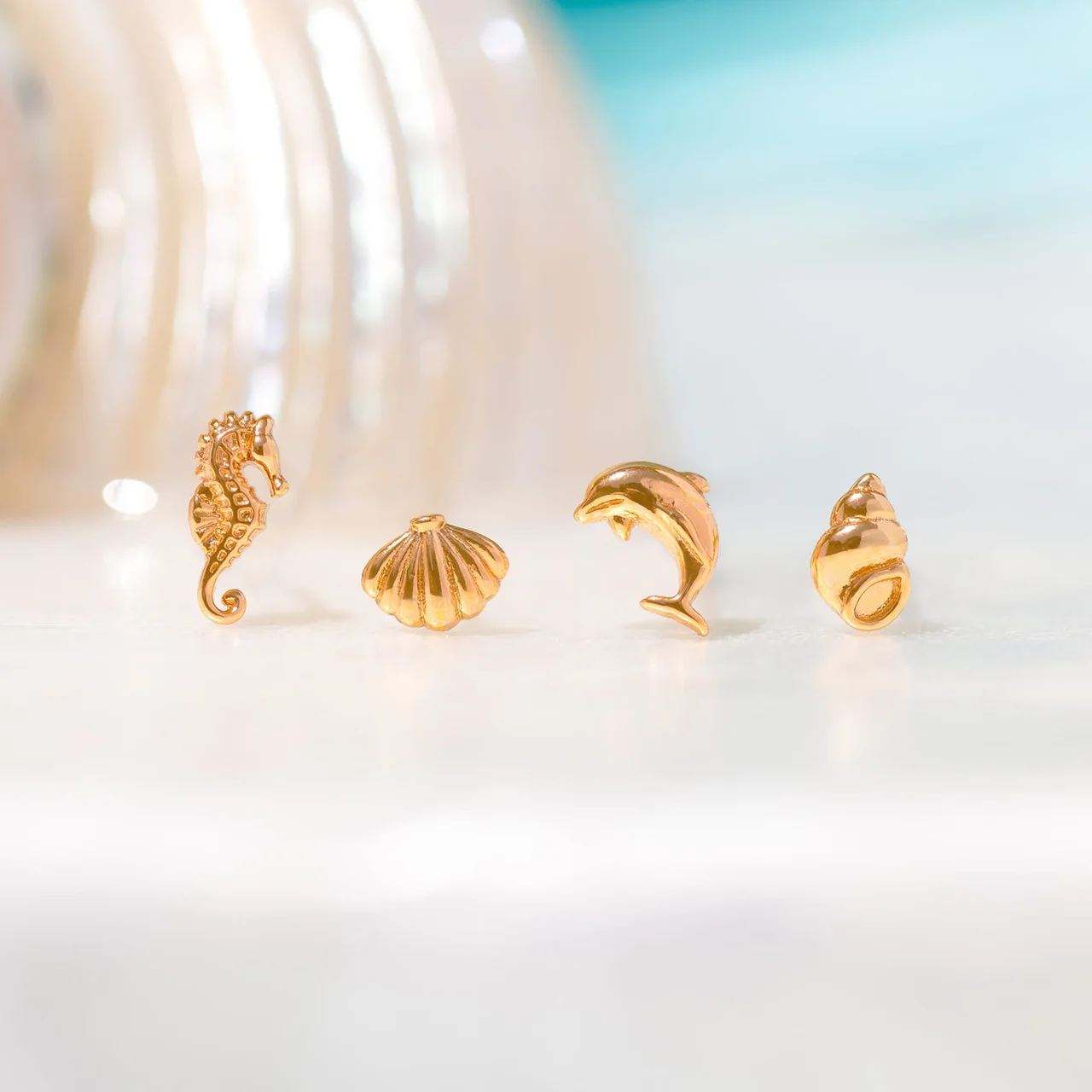 Coastal Creatures Stud Set