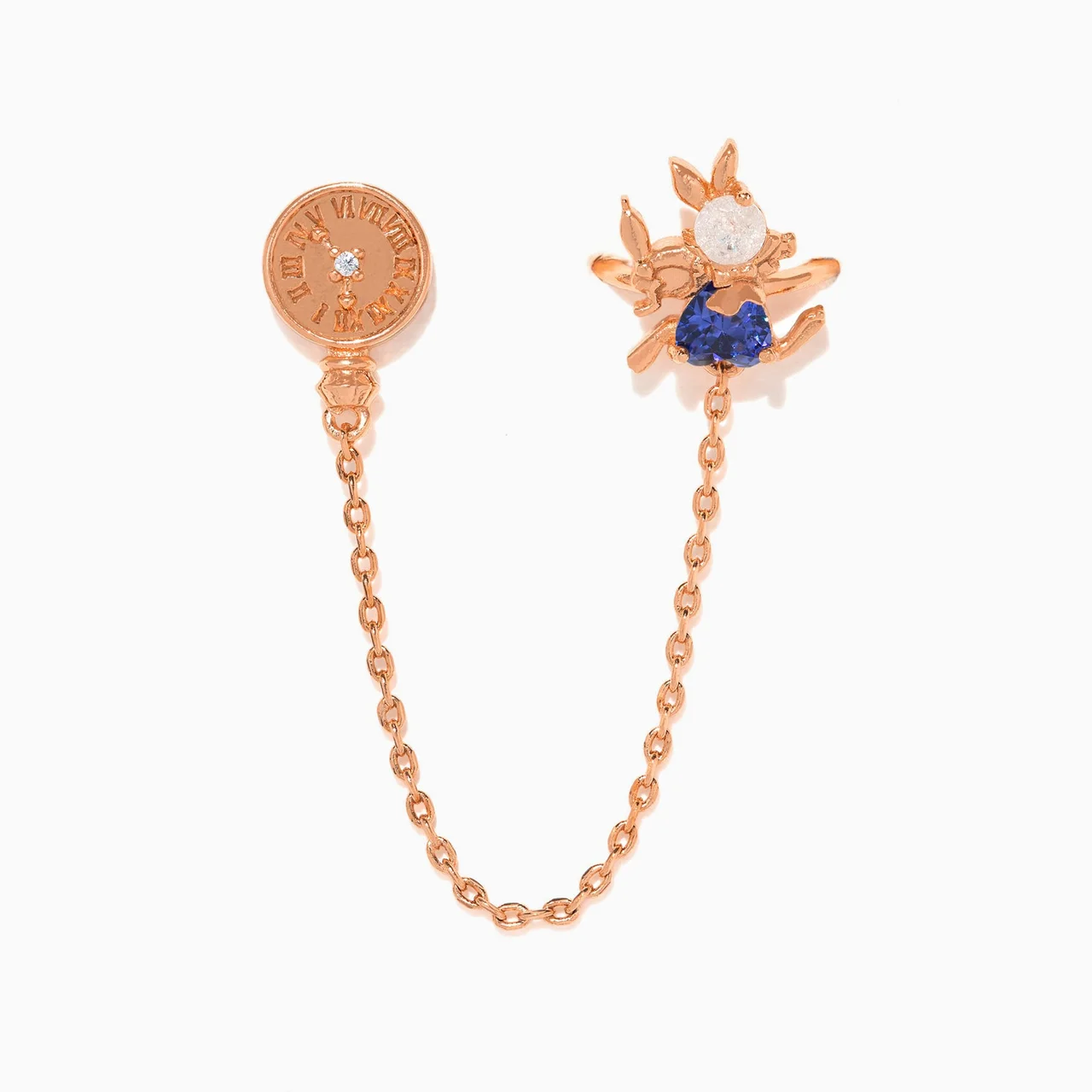 Disney Alice in Wonderland White Rabbit Earring + Ear Cuff – Bild 4