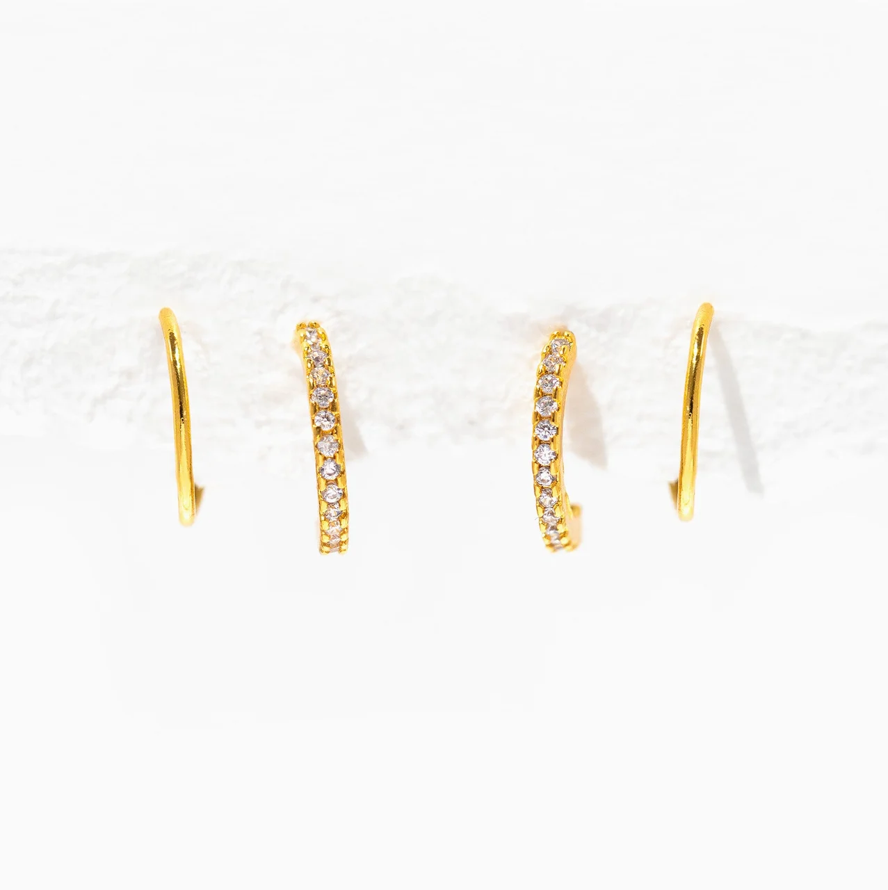 Double Take Twist Hoops