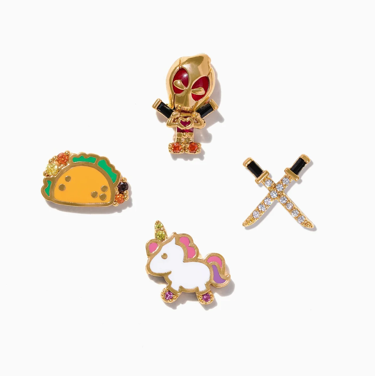 Marvel''s Deadpool Earring Set