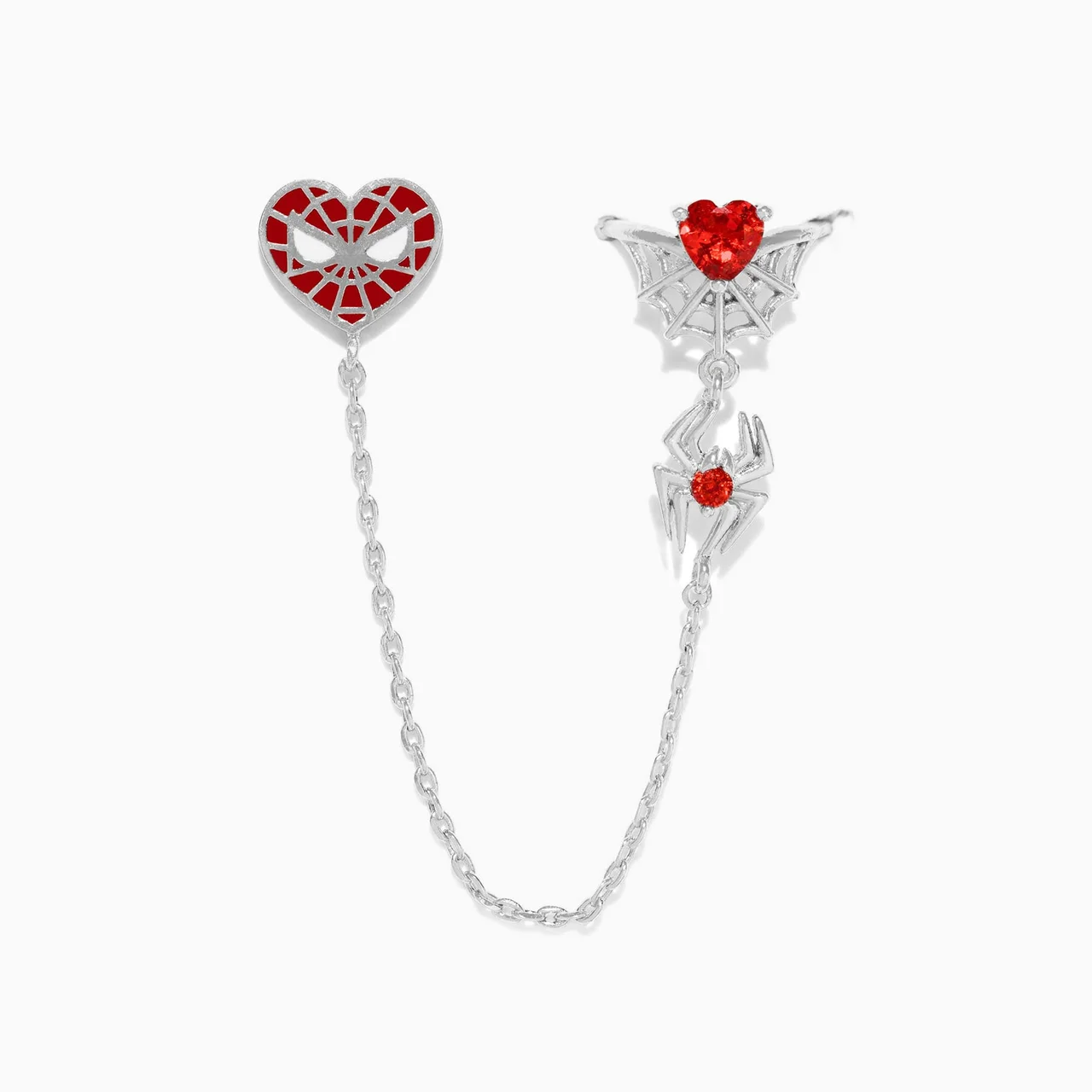 Marvel''s Spider-Man Web of Love Ear Cuff + Stud – Bild 7