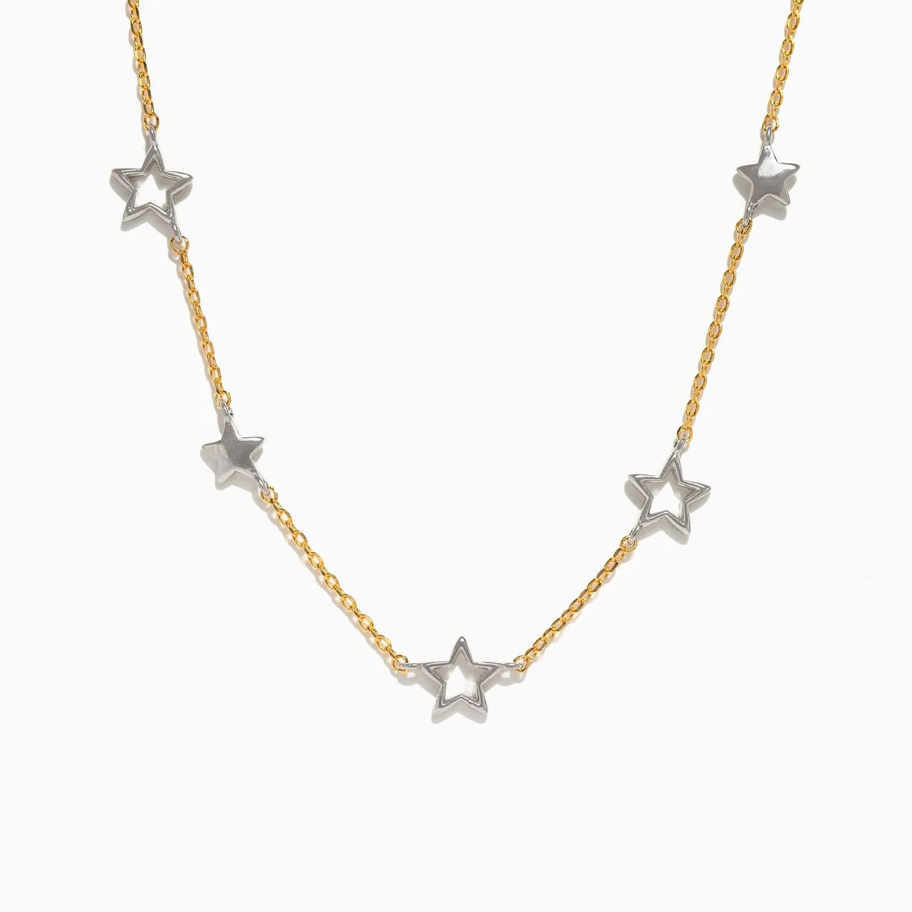 Twinkle Twinkle Two Tone Necklace